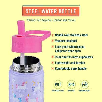 Unicorn 14 oz Stainless Steel Water Bottle
