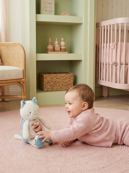 Itzy Bitzy Mirror™ Kitty Tummy Time Sensory Toy