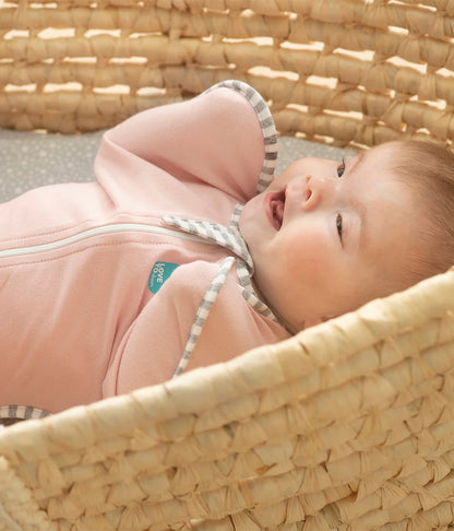 Swaddle Up™ 1.0 Tog Stretch Cotton - Dusty Pink