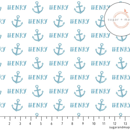 Sugar + Maple Personalized Stretchy Blanket | Anchor