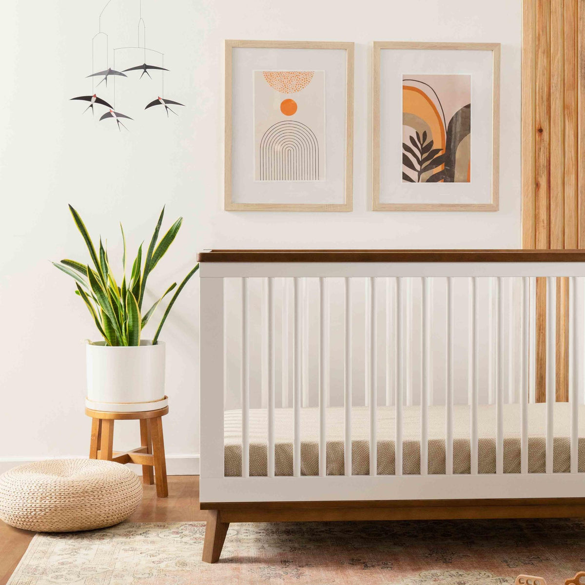 Babyletto Scoot 3-in-1 Convertible Crib with Toddler Bed Conversion Kit
