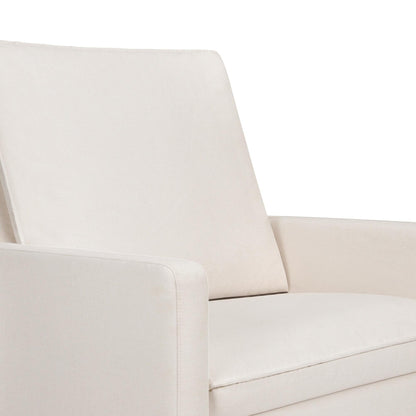 Babyletto Cali Pillowback Chair and a Half Glider in Eco-Performance Fabric | Water Repellent & Stain Resistant