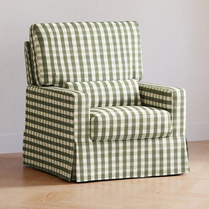 Namesake Crawford Pillowback Comfort Swivel Glider