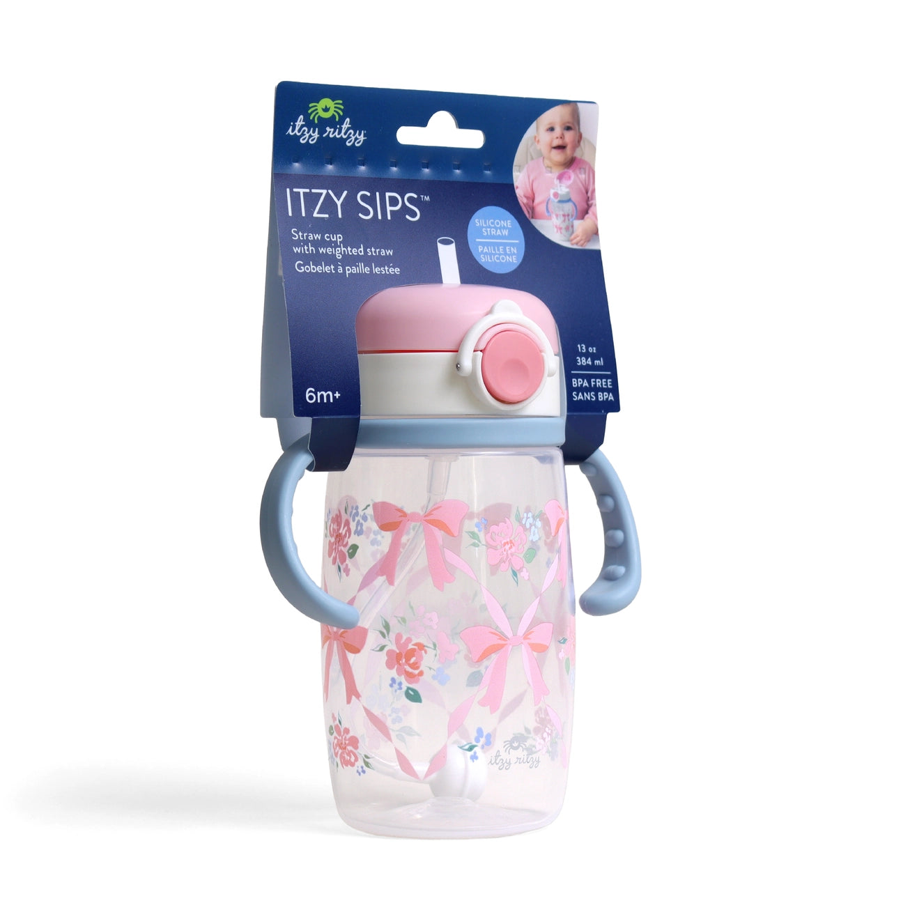 Itzy Sips™ - Straw Cup with Snap-Close Lid