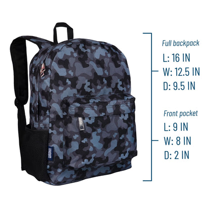 Black Camo Backpack - 16 Inch