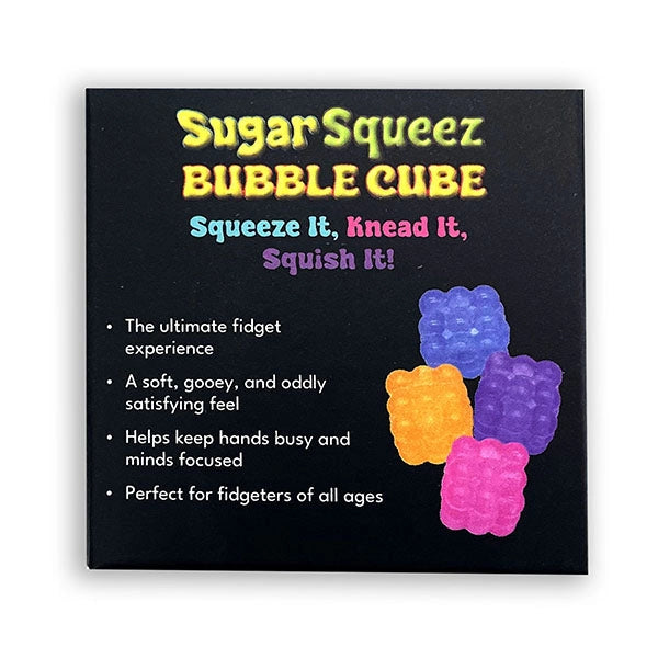 Sugarsqueez Squishies® Bubble Cube Maltose Fidget Stress Ball