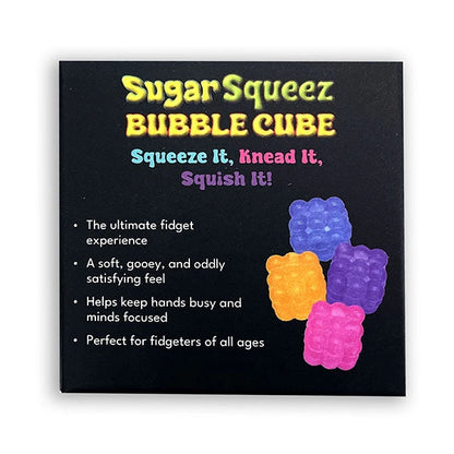 Sugarsqueez Squishies® Bubble Cube Maltose Fidget Stress Ball