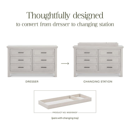 Monogram by Namesake Emory Farmhouse 6-Drawer Dresser