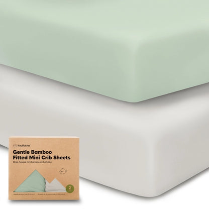 Isla Fitted Mini Crib Sheets, Pack and Play Sheet