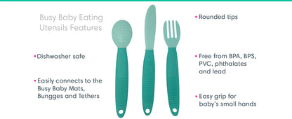 Busy Baby Eating Utensils