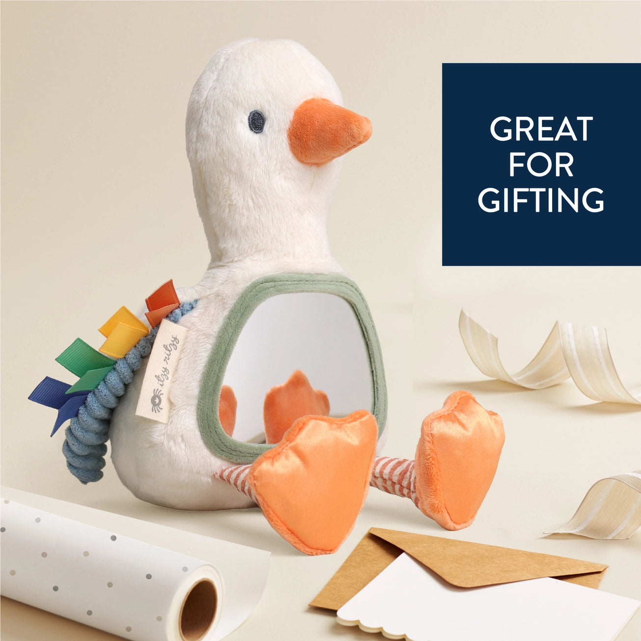 Goose Itzy Bitzy Mirror™ Sensory Tummy Time Mirror