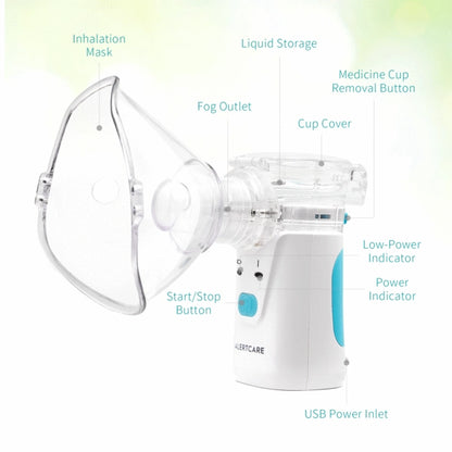 Alertcare Portable Ultrasonic Nebulizer