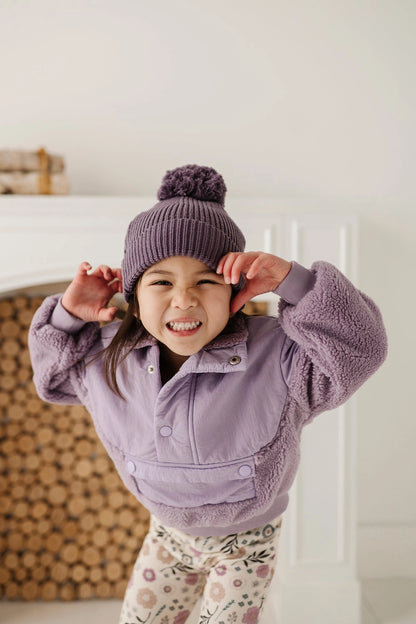 Knit Pom Hat 100% Cotton