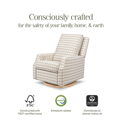 Namesake Crewe Electronic Recliner and Swivel Glider
