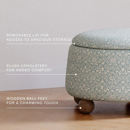 Morris & Co. x Namesake Tuffet Storage Ottoman