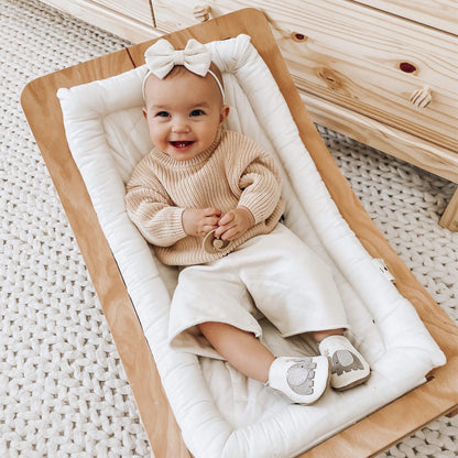 Elephant Stars Soft Soles in Ivory
