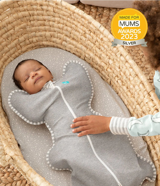 Swaddle Up™ 1.0 Tog Stretch Cotton - Grey