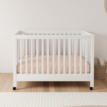 Babyletto Maki Portable Folding Crib with Toddler Bed Conversion Kit