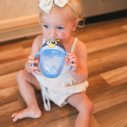 Bluey Weighted Straw Trainer Cup, 7 Oz