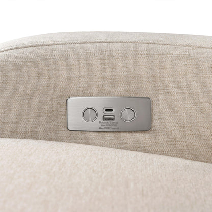 Babyletto Nami Electronic Recliner and Swivel Glider Recliner with USB port