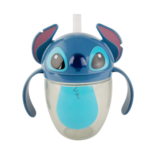 Stitch Flip Top Straw Trainer Cup, 7 Oz