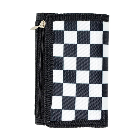 Boy Wallet - Black Checkered
