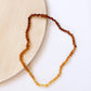 Raw Baltic Amber + Sunflower || Necklace ||