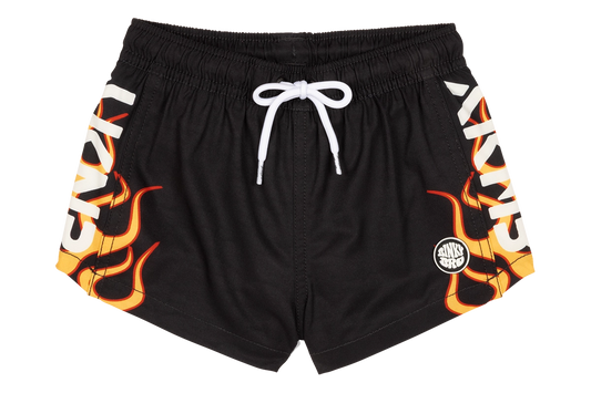 Kids Swimsuit Stamped Flames