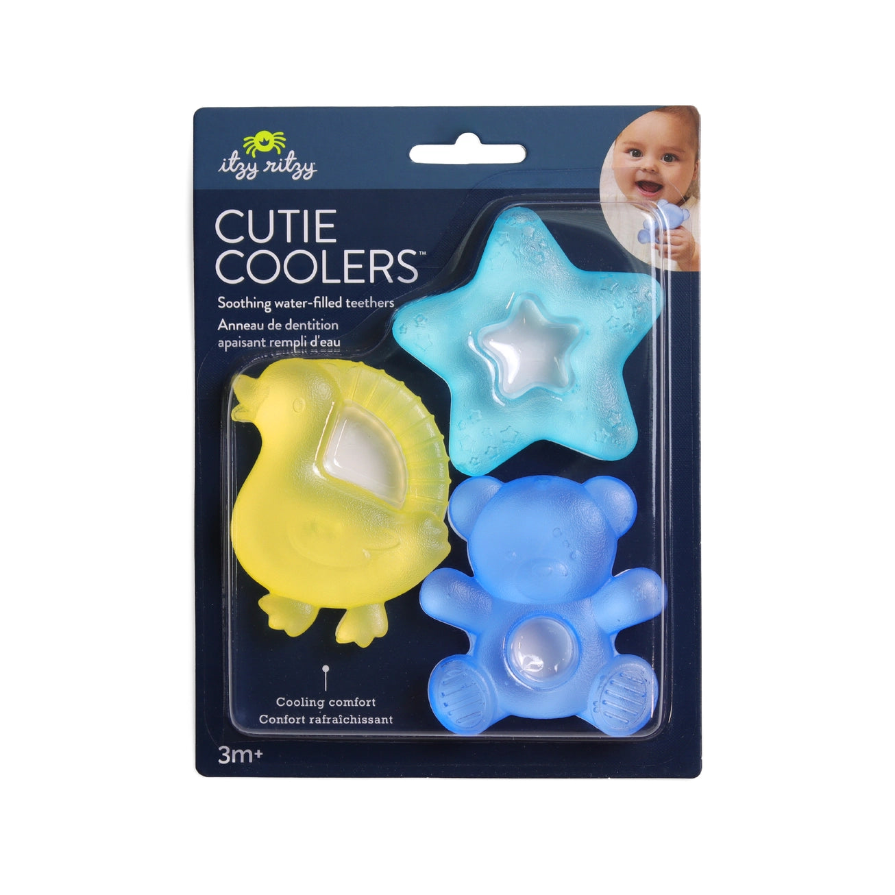 Cutie Coolers™ Water Filled Teethers (3-pack)