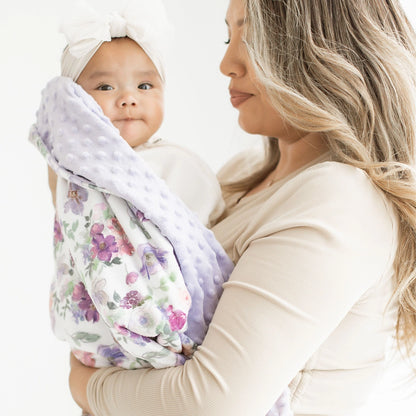 Baby & Toddler Minky Blanket - Dreamy Petals