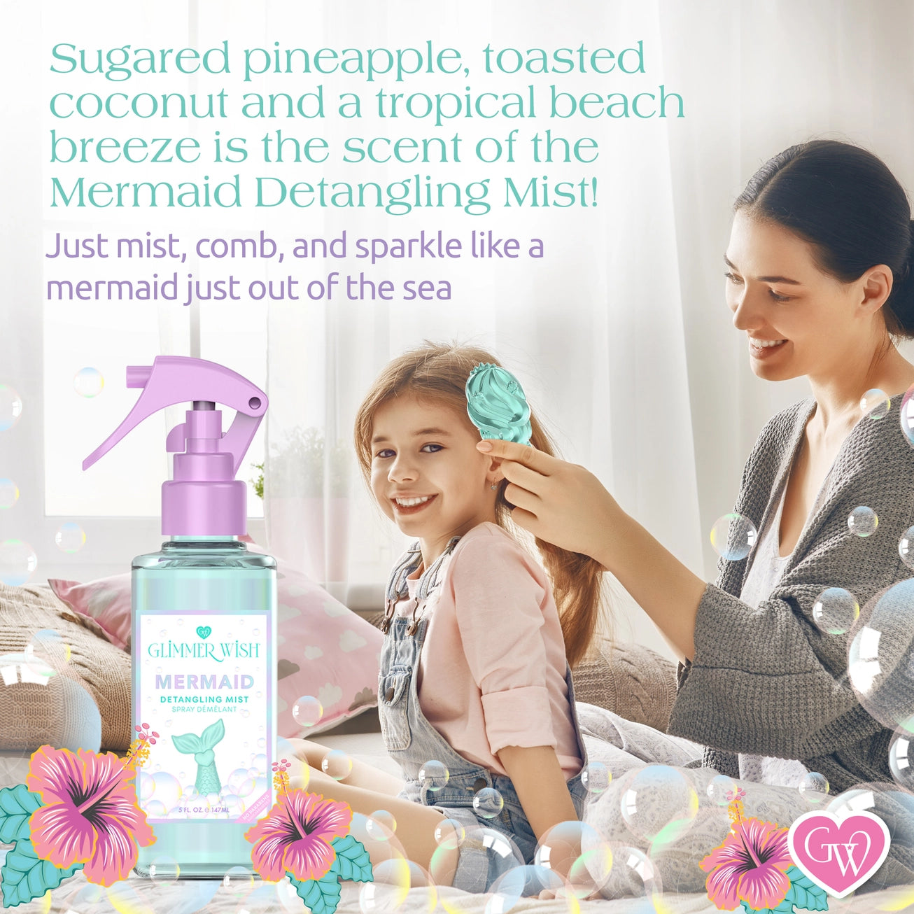 Mermaid Hair Detangling Mist - Mermaid