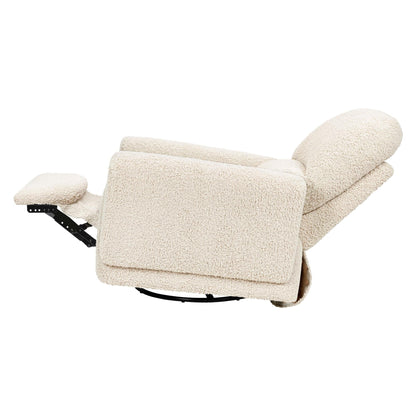 Babyletto Rainbow Recliner and Swivel Glider in Teddy Loop