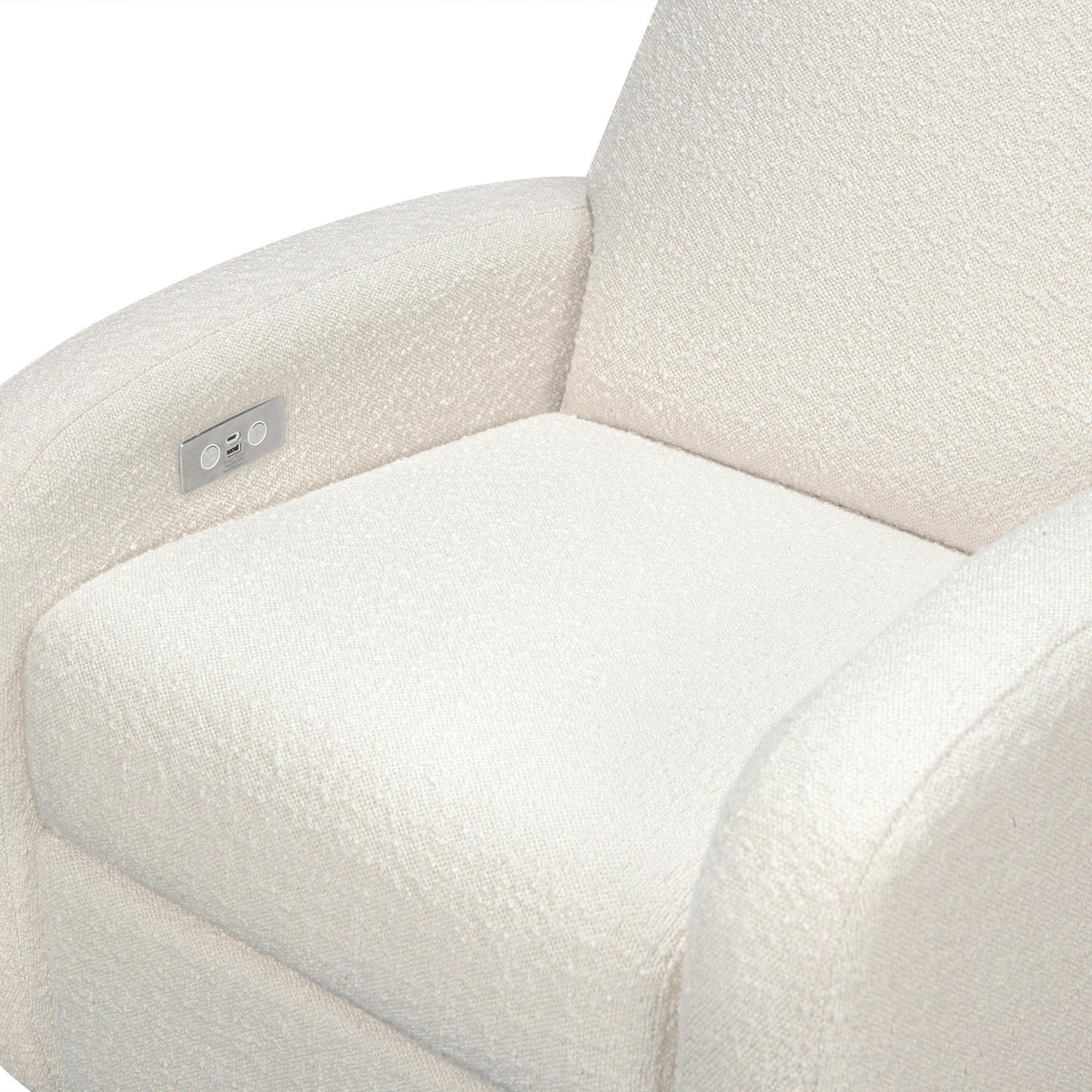 Babyletto Nami Electronic Recliner and Swivel Glider Recliner with USB port