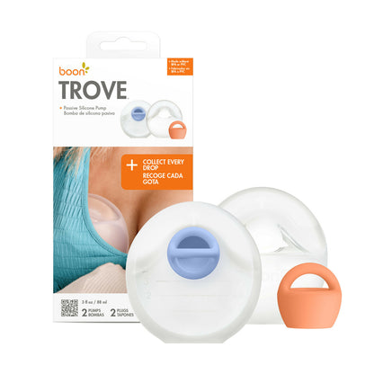 TROVE™ 2pk Silicone Breast Pump With Travel Pouch