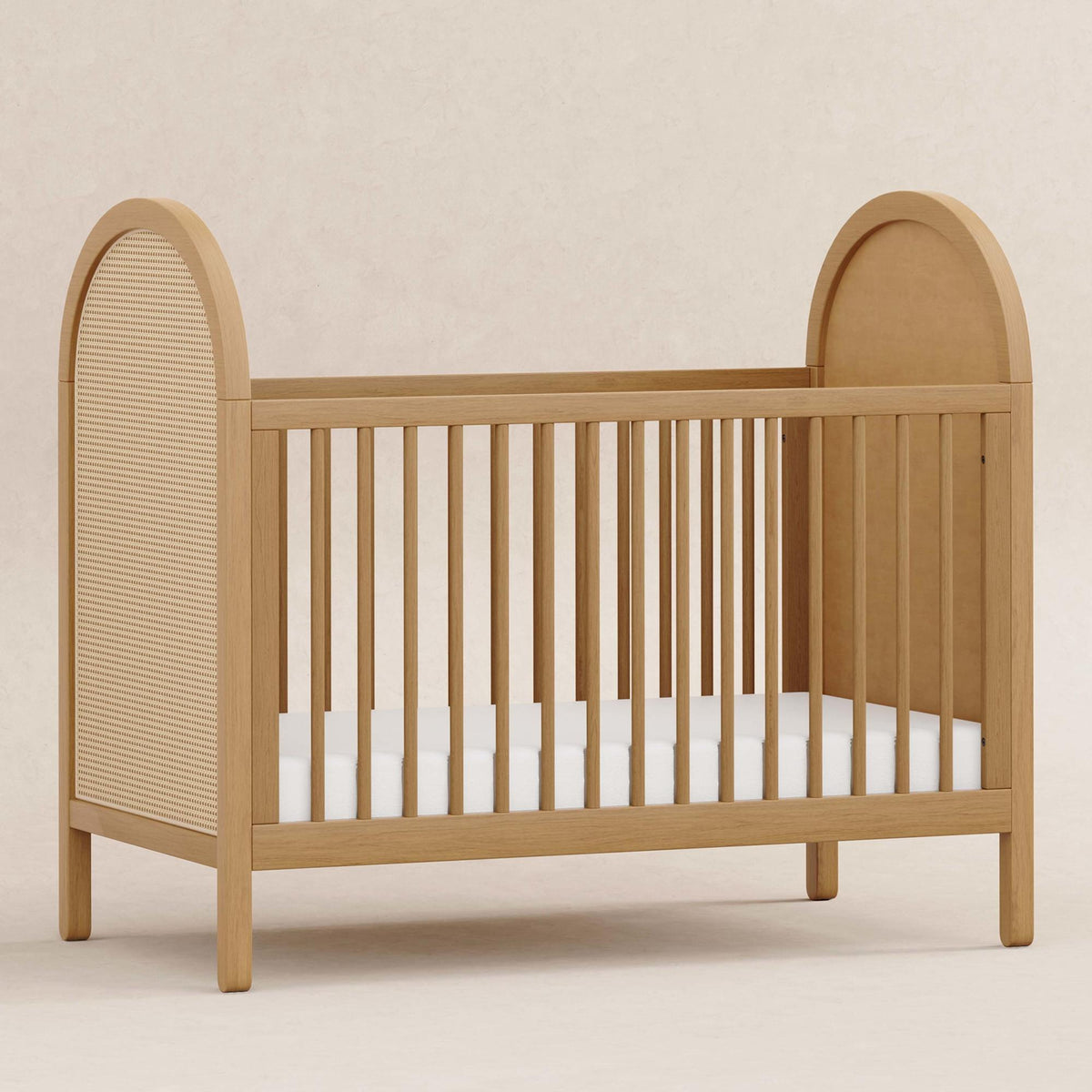 Babyletto Bondi Cane 3-in-1 Convertible Crib with Toddler Bed Conversion Kit