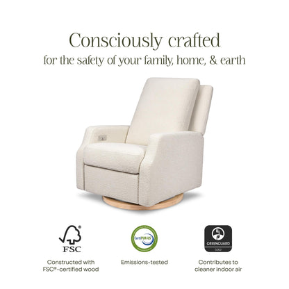 Namesake Crewe Electronic Recliner and Swivel Glider
