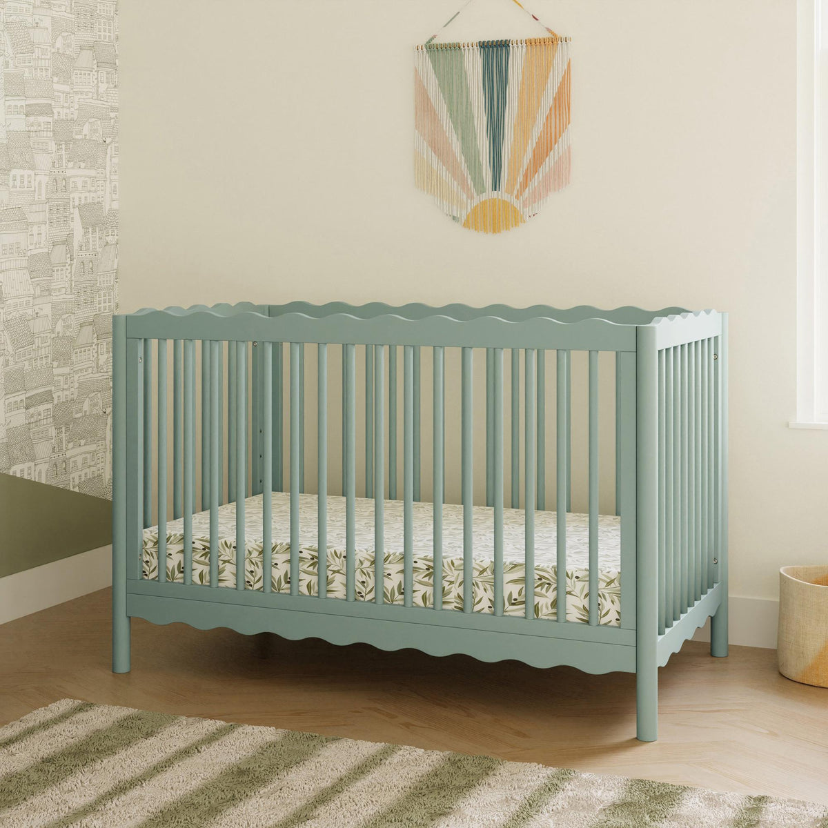 Babyletto Swell 4-in-1 Convertible Crib with Toddler Bed Conversion Kit