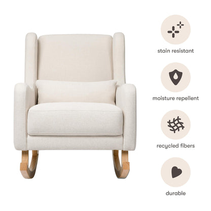 Babyletto Kai Rocker in Eco-Performance Fabric | Water Repellent & Stain Resistant