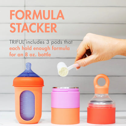 TRIFUL™ Stainless Steel Formula Stacker - Pink