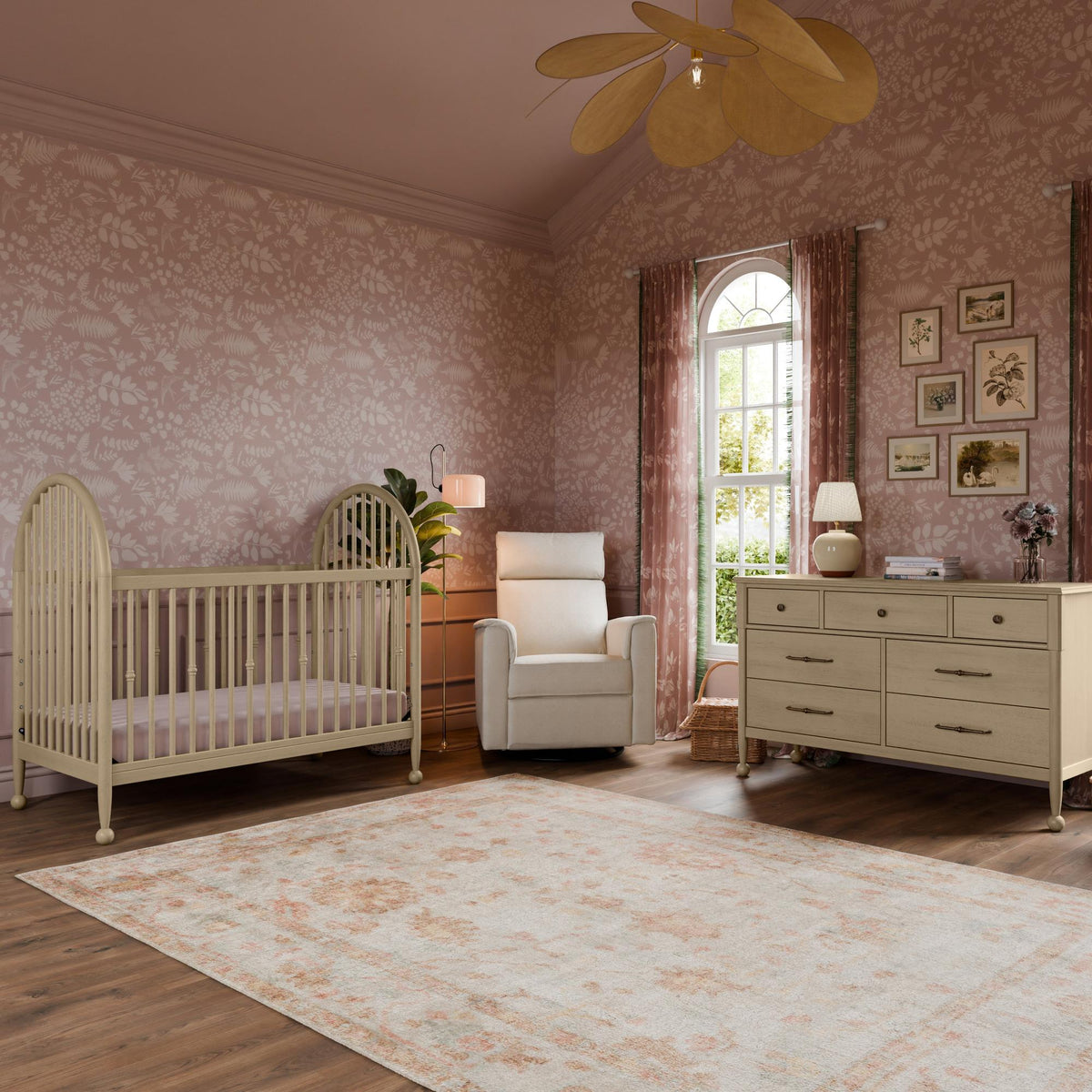 Namesake Alouette 3-in-1 Convertible Spindle Crib