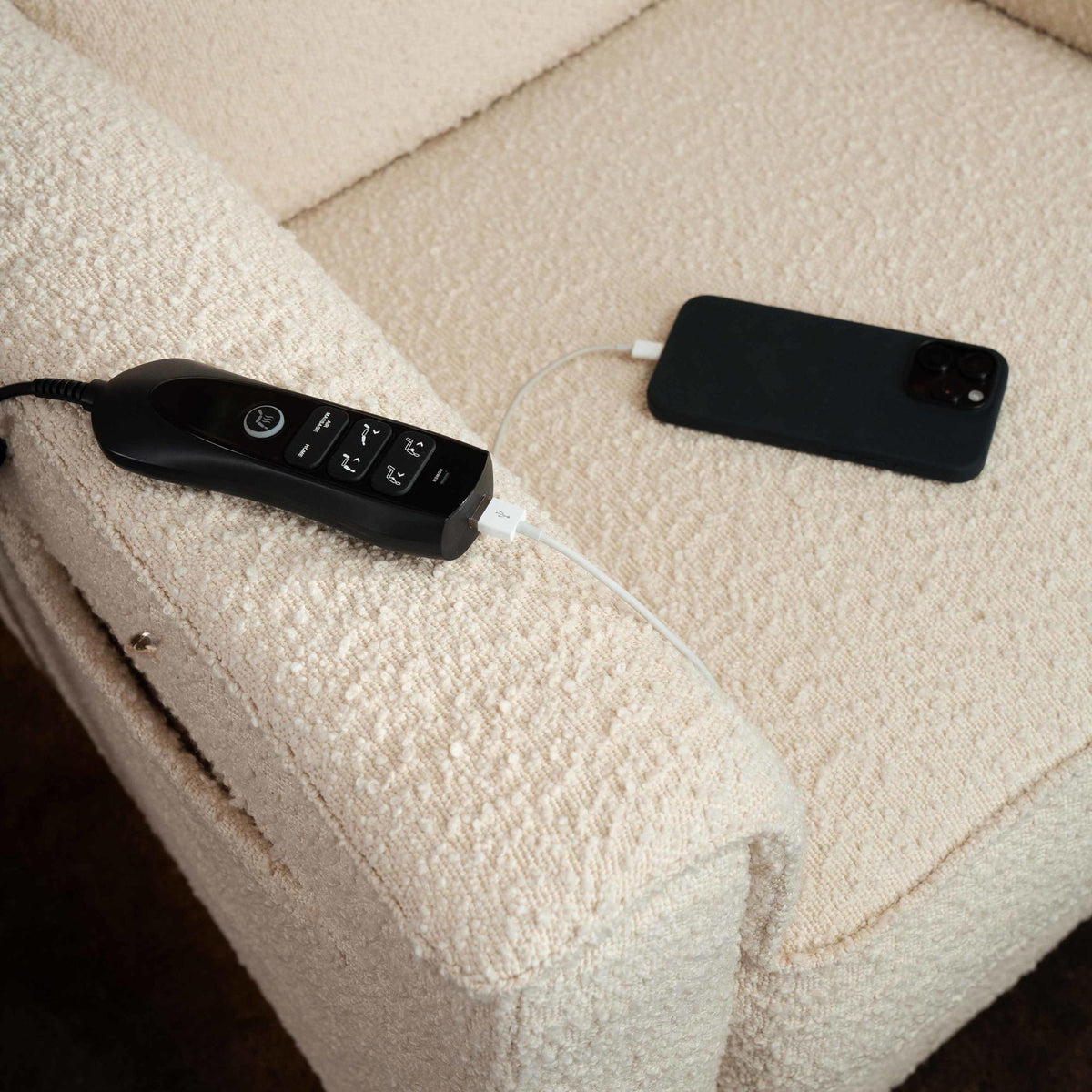 Namesake Willa Deluxe Power Recliner and Swivel Glider with Heat & Massage