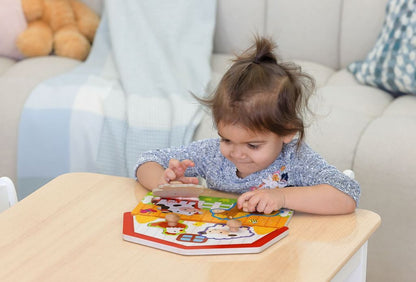 Wooden Farm Easy-Grasp Peg Puzzle