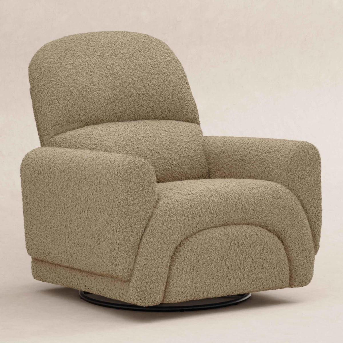 Babyletto Rainbow Recliner and Swivel Glider in Teddy Loop
