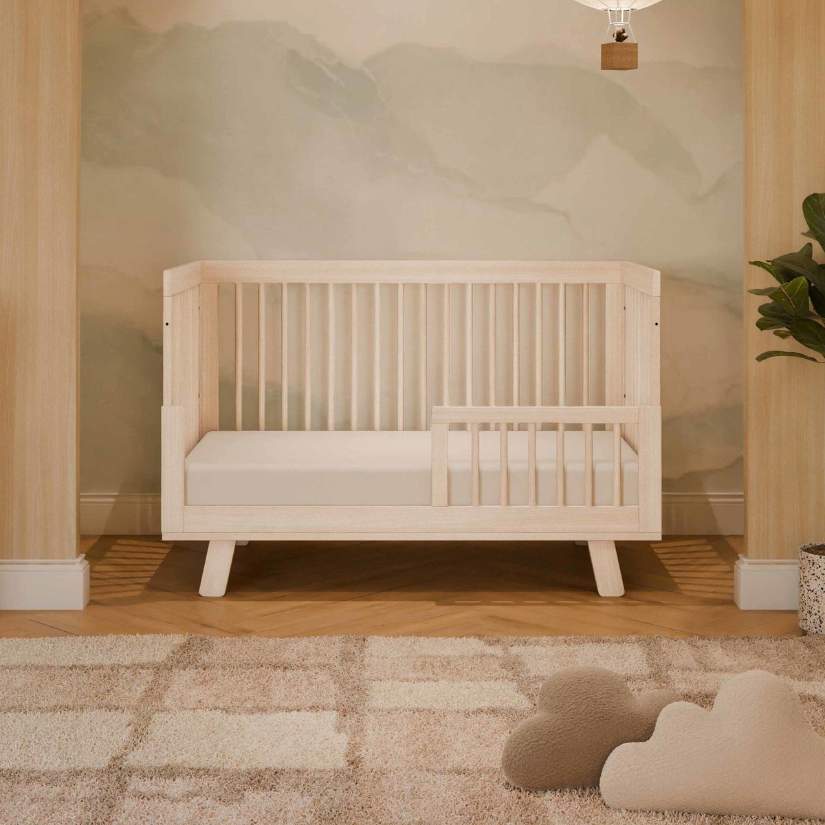 Babyletto Hudson 3-in-1 Convertible Crib with Toddler Bed Conversion Kit