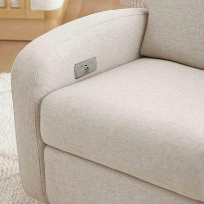 Babyletto Nami Electronic Recliner and Swivel Glider Recliner with USB port