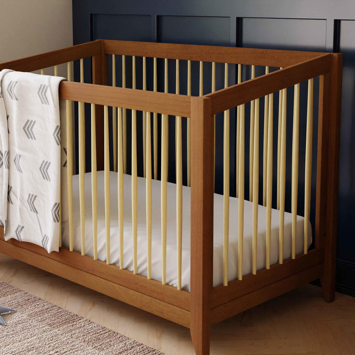 Babyletto Sprout 4-in-1 Convertible Crib with Toddler Bed Conversion Kit