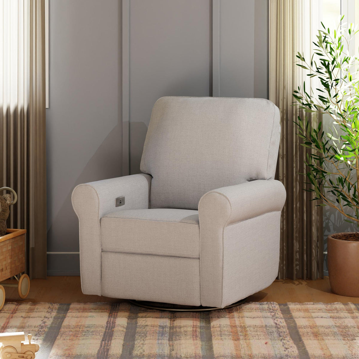 Monogram by Namesake Monroe Power Recliner & Swivel Glider