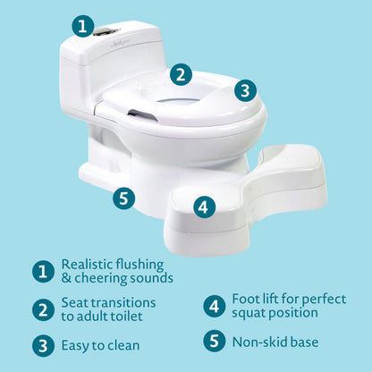 Super Pooper™ Plus Potty Training System with Foot Rest – 2-in-1 Potty Chair and Toddler Potty Seat