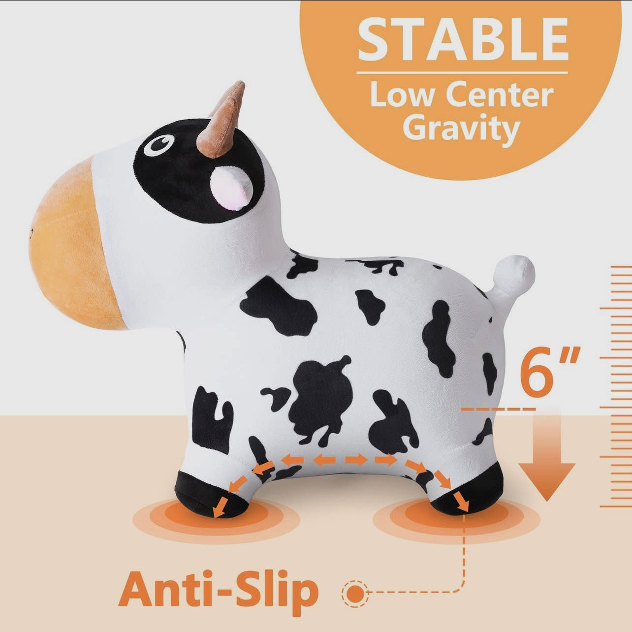 Bouncy Pals Bouncy Dairy Cow