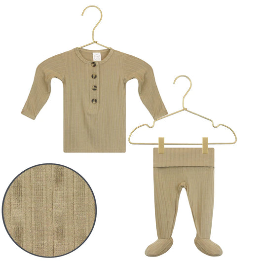 Jake Ribbed Top + Bottoms